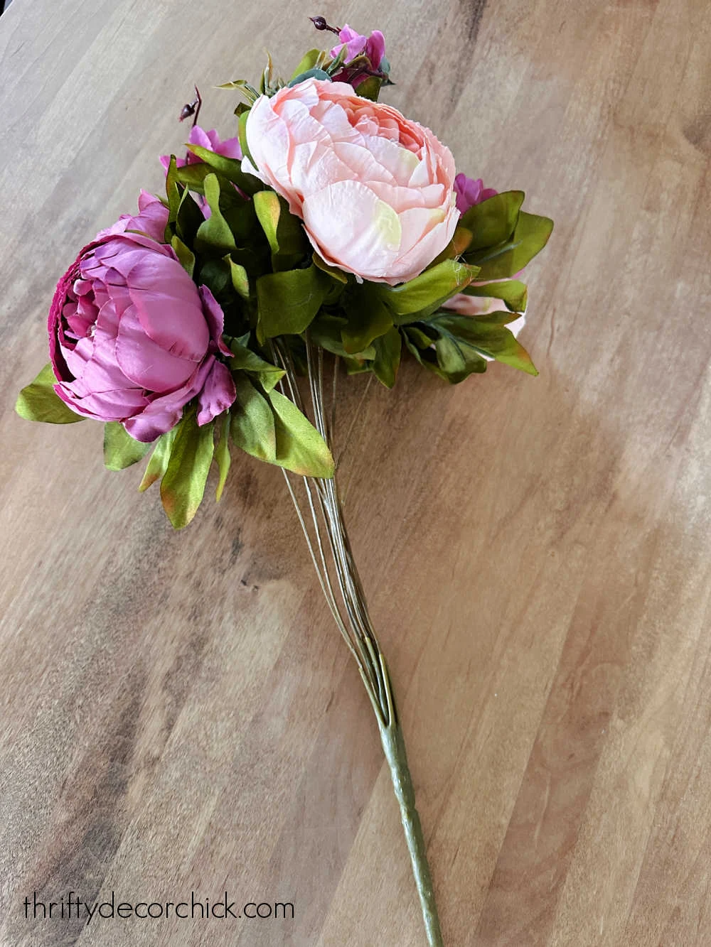 pink purple peony bunch